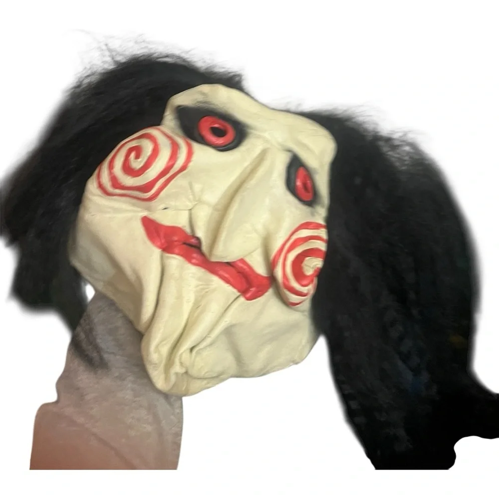 ADULT HALLOWEEN SAW BILLY PUPPET SCARY MASK COSTUME
